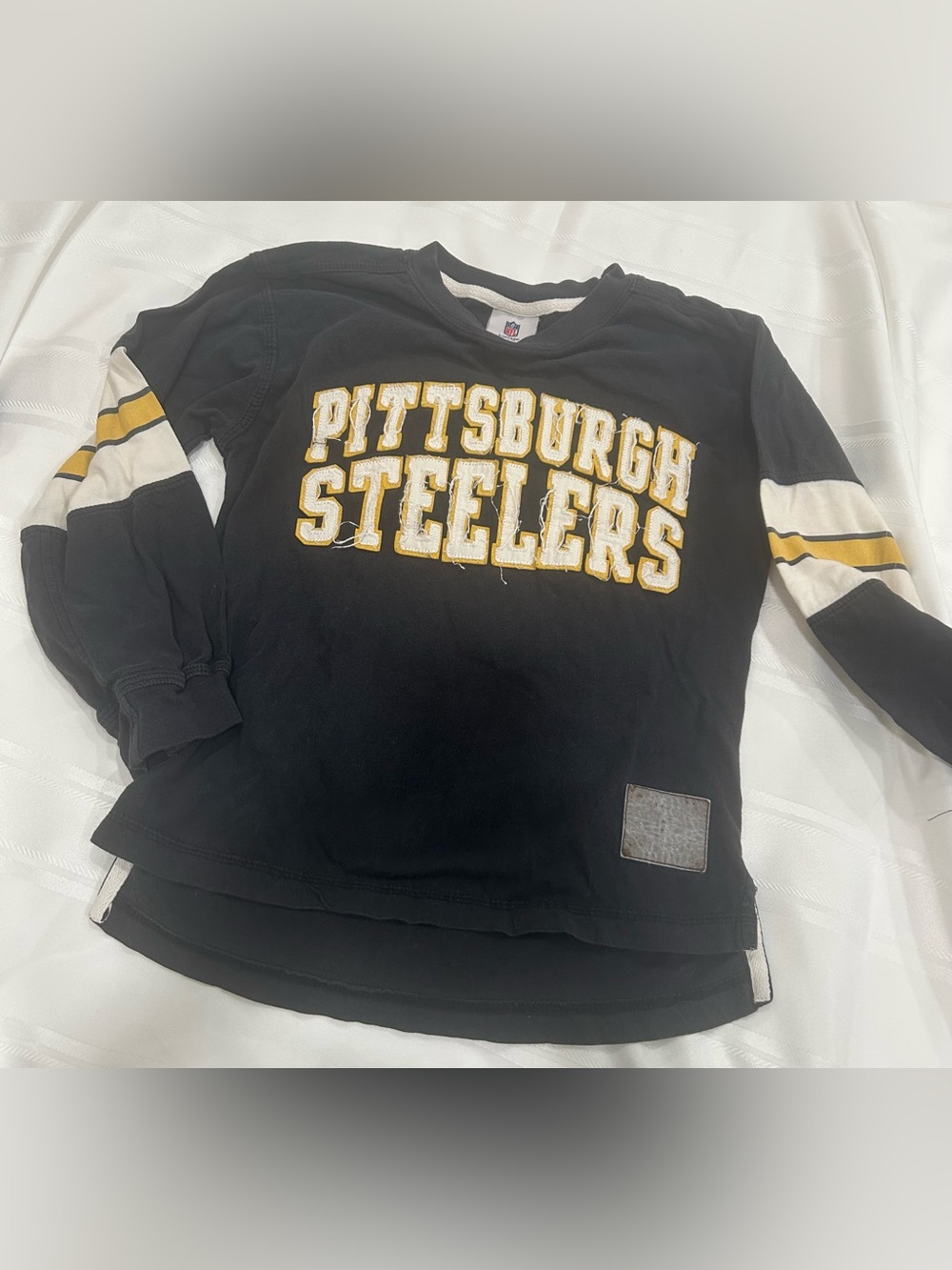 Reebok Pittsburgh Steelers NFL Vintage Collection Long Sleeve Tee Youth XL